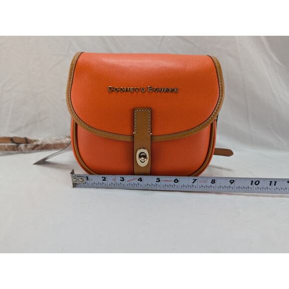 Dooney & Bourke Orange Orange Pebble Grain Cross‎ Body Field Bag New NWT - Picture 12 of 13